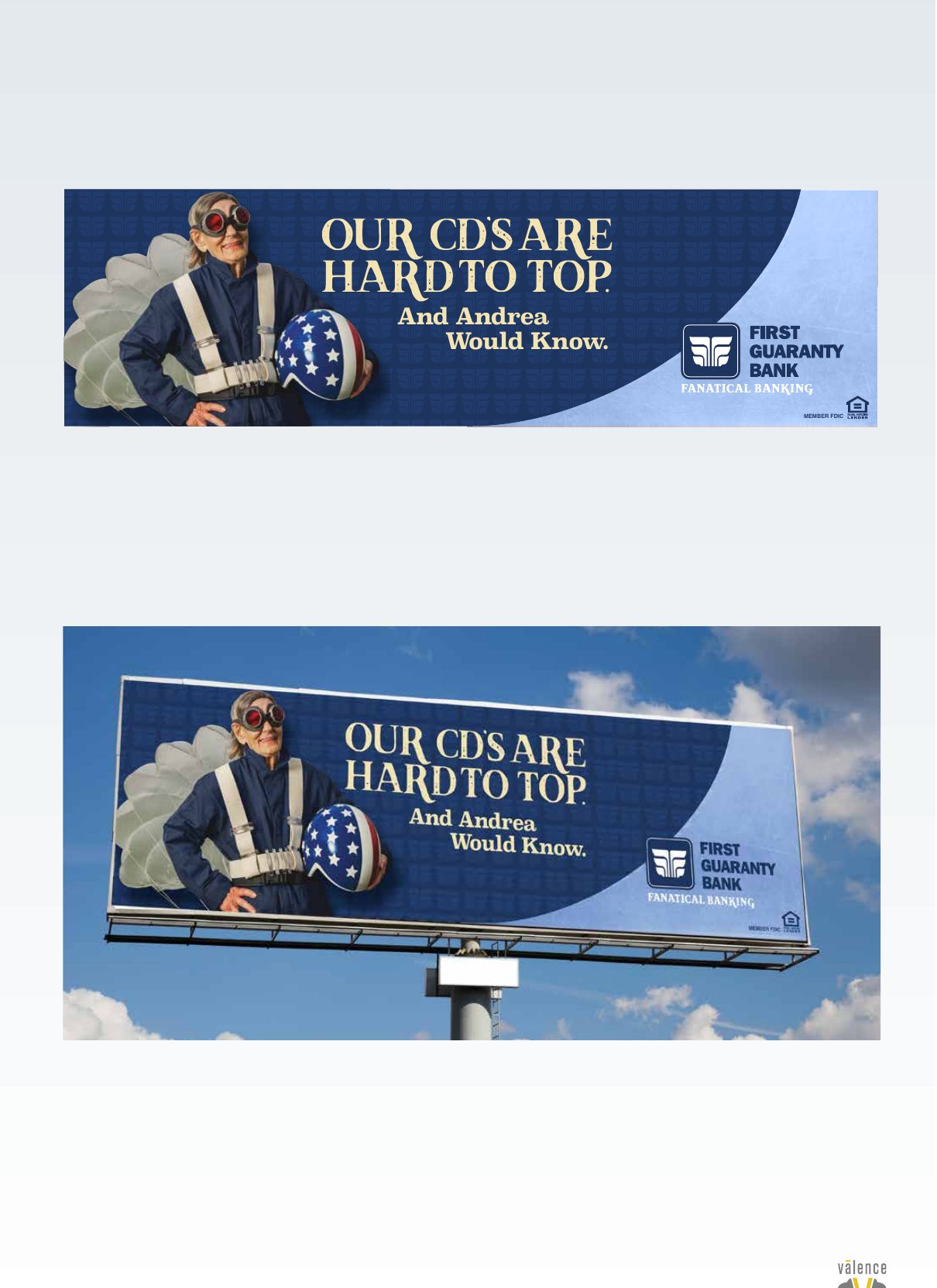 First Guaranty Bank billboard