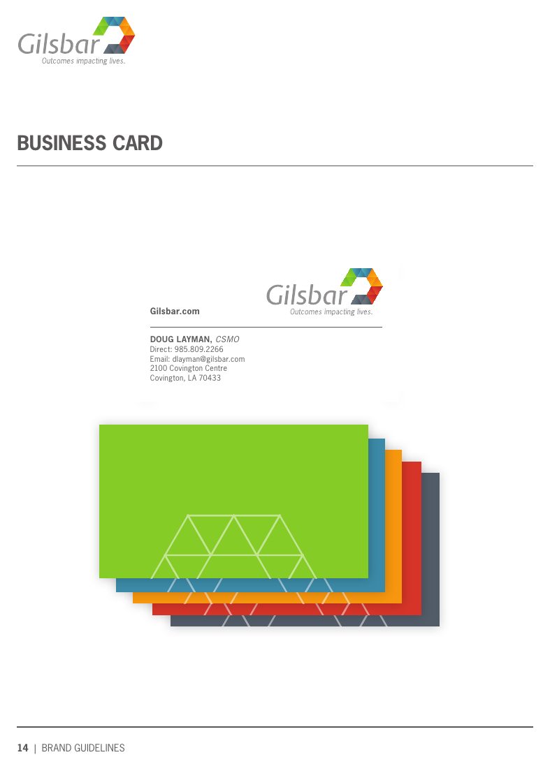 Gilsbar business card